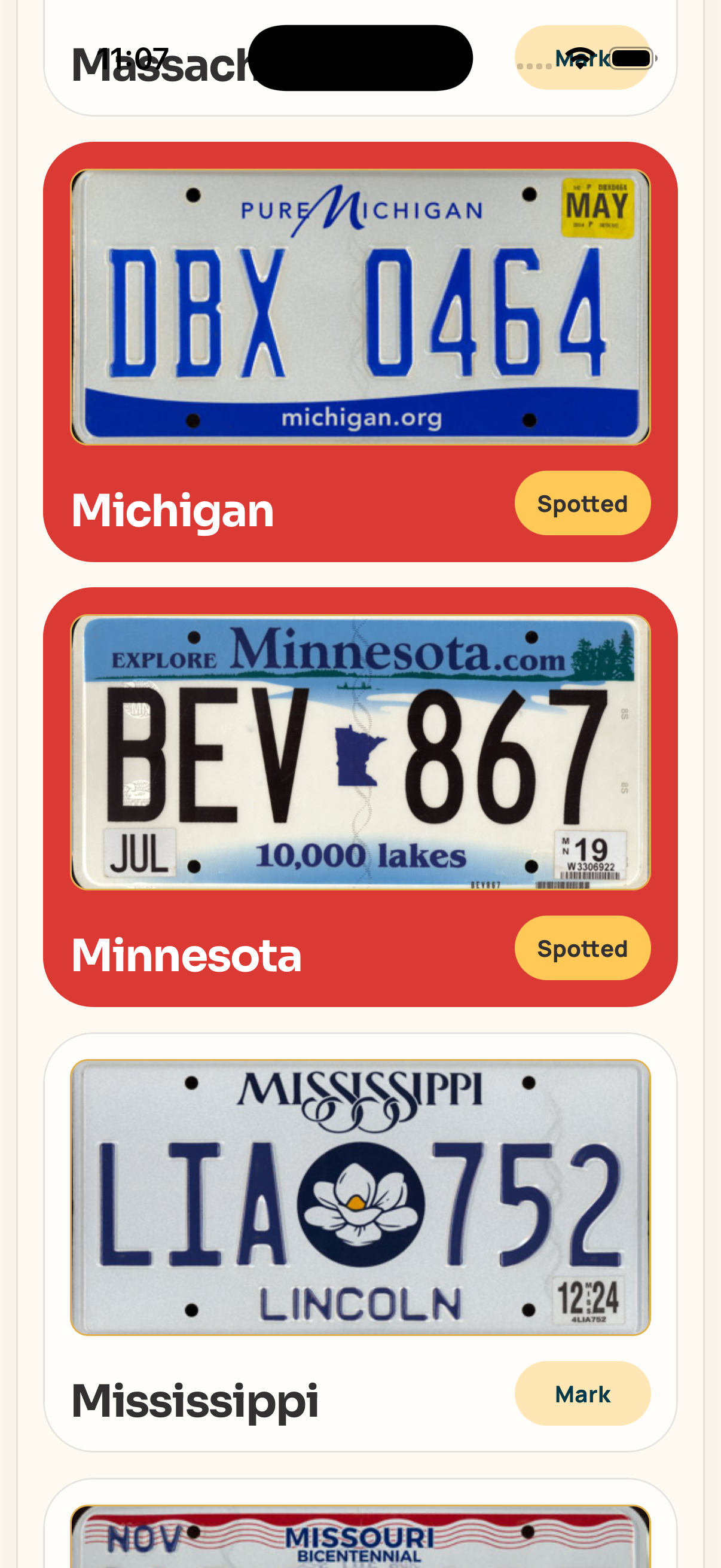 State Hunt license plate search